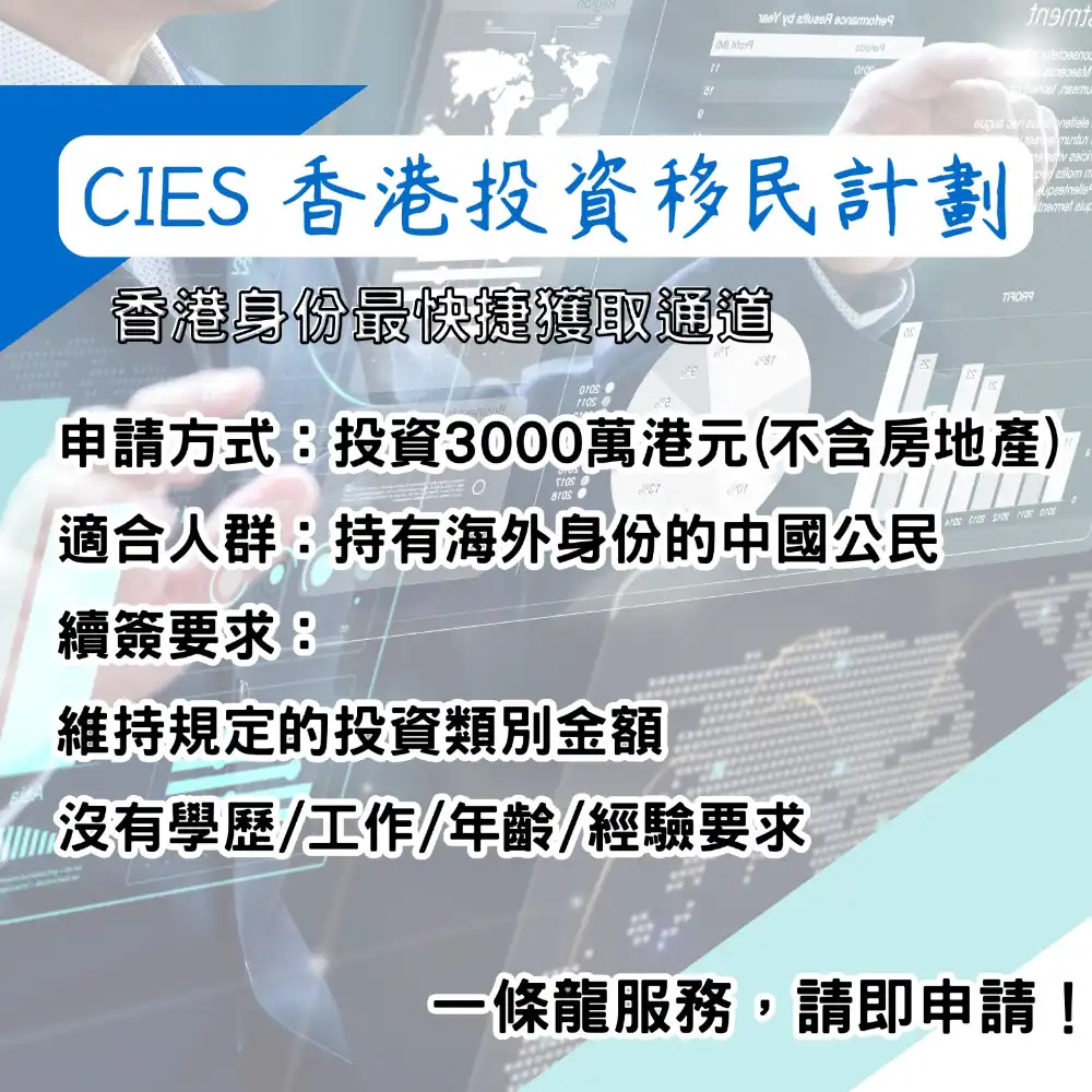 香港投資移民計劃咨詢